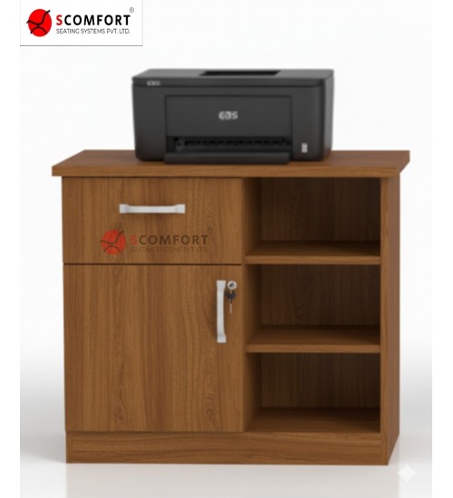 Scomfort SC-S06 Office Storage Cabinet with Drawer & Open Shelves